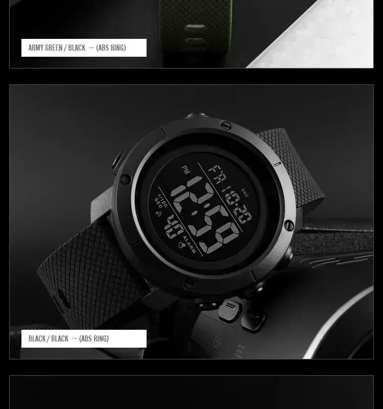 Skmei 1426 montre masculino despertador moda relógio digital relogio masculino esporte relógio masculino marca de luxo 5bar relógios à prova dwaterproof água