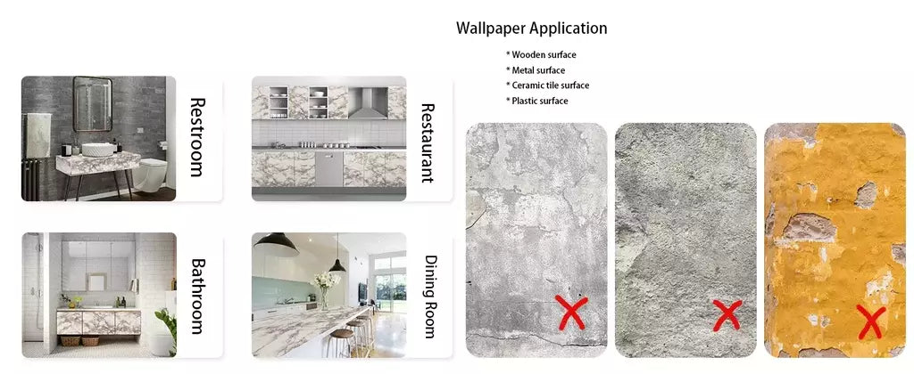 Papel de parede autoadesivo de mármore, Oil Proof, Adesivos em rolos para cozinha, Impermeável, Papel de contato para parede do banheiro