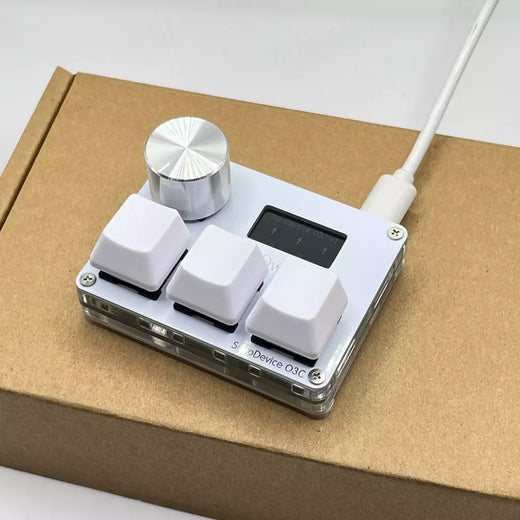 Pink SayoDevice OSU O3C Rápido Gatilho Hall Switches Wooting Vermelho Magnético Switches Teclado Com Botão Tela Copiar Colar Shotcut