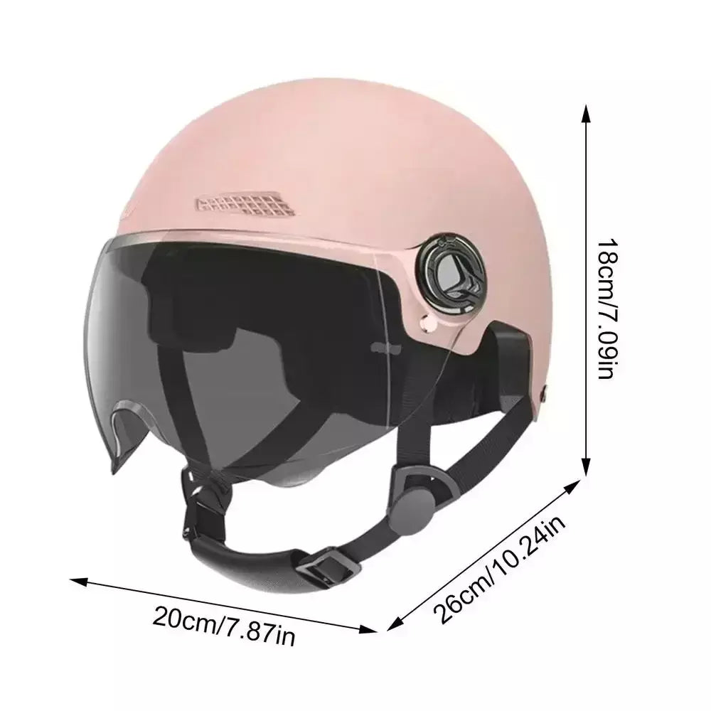 Capacete leve seguro e confortável para adultos - Óculos incluídos adequados para motocicleta E - Bicicleta de montanha