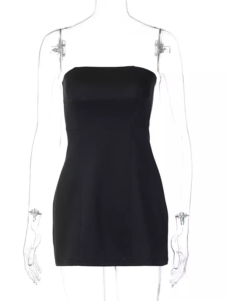 Hawthaw-Mini vestido curto preto feminino, streetwear noturno, bodycon, roupas de festa, clube, itens por atacado para negócios, verão, 2022