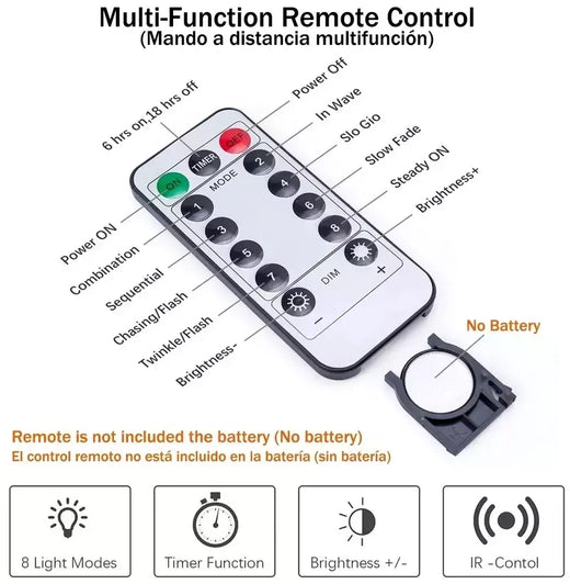 Luzes de natal luzes de cortina de fadas 8 controle remoto usb festão decoração de natal lâmpada de ano de férias