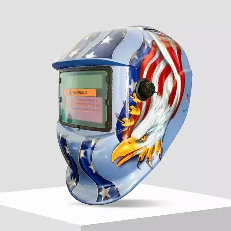 Airj capacete de soldagem escurecimento automático máscara de soldagem para tig mig arco soldador máquina grande vista cor verdadeira DIN9-13 93*42mm visão