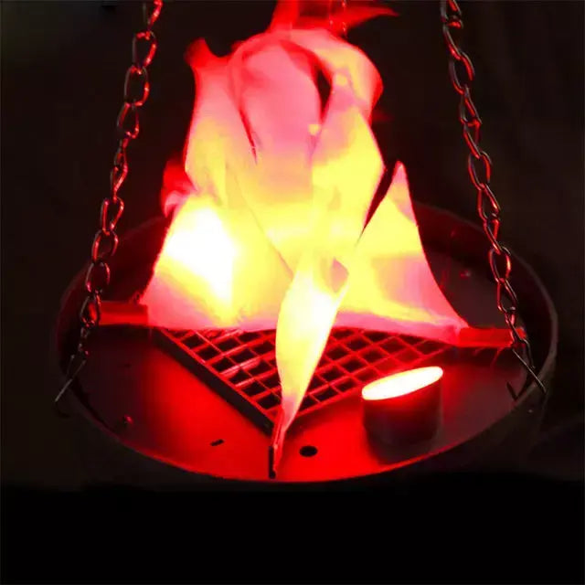 Halloween decorativo chama braseiro falso fogo queima prop simulação led pote de fogo eletrônico sala secreta decoração da casa fantasma