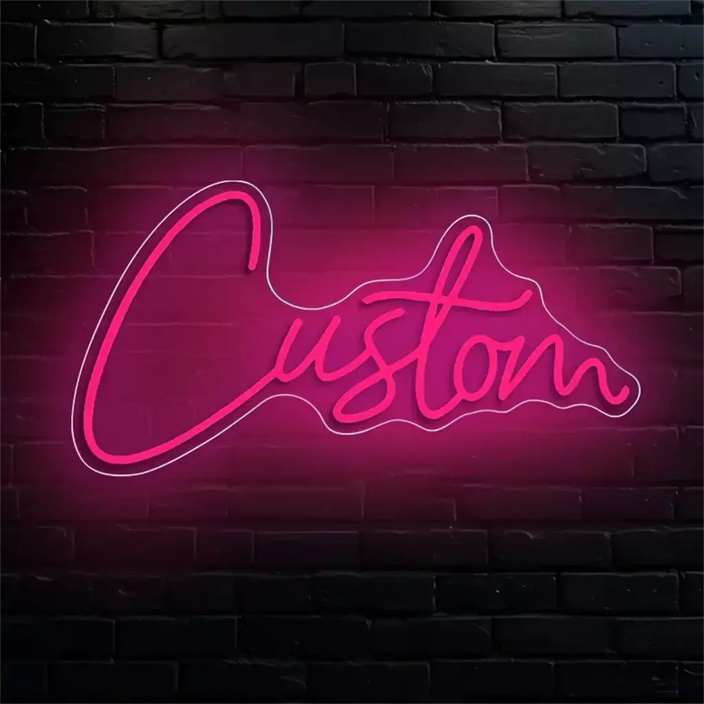 Nome personalizado sinal de néon festa de aniversário do bebê presente quarto do miúdo decoração da parede casa led nome sinal dormitório decoração presentes personalizados para ela
