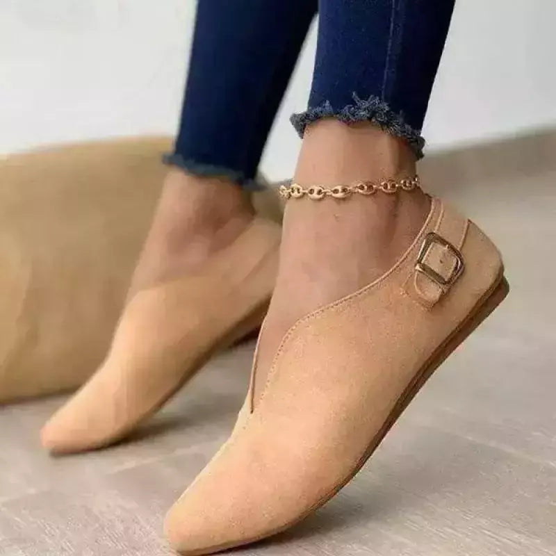 Sapatos rasos de malha respirável para mulheres, sapatos monocromáticos, sapatilhas casuais, 2022, 2024