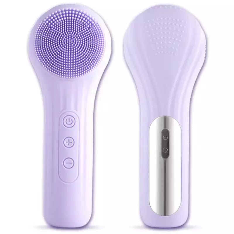 Escova de limpeza facial impermeável sônica para homens e mulheres, purificador de rosto elétrico esfoliante recarregável, escova limpadora