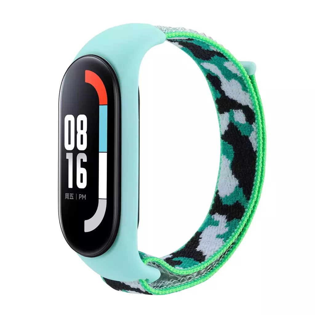 Correia de nylon para Xiaomi Mi Band, pulseira esportiva confortável, pulseira para Mi Band 7, 6, 5, 4, 3