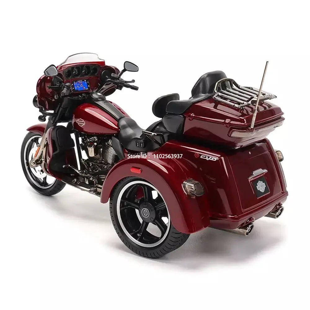 Maisto 1:12 motocicleta harley 2021 CVO TRI GLIDE ULTRA LIMITED Veículos fundidos Colecionáveis Hobbies Modelo de motocicleta Brinquedos