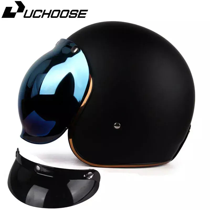 DOT Certificado Retro Capacete de Motocicleta Cafe Racer Rosto Aberto Casco Moto para Acessórios de Motocicleta Homens Cascos de Moto