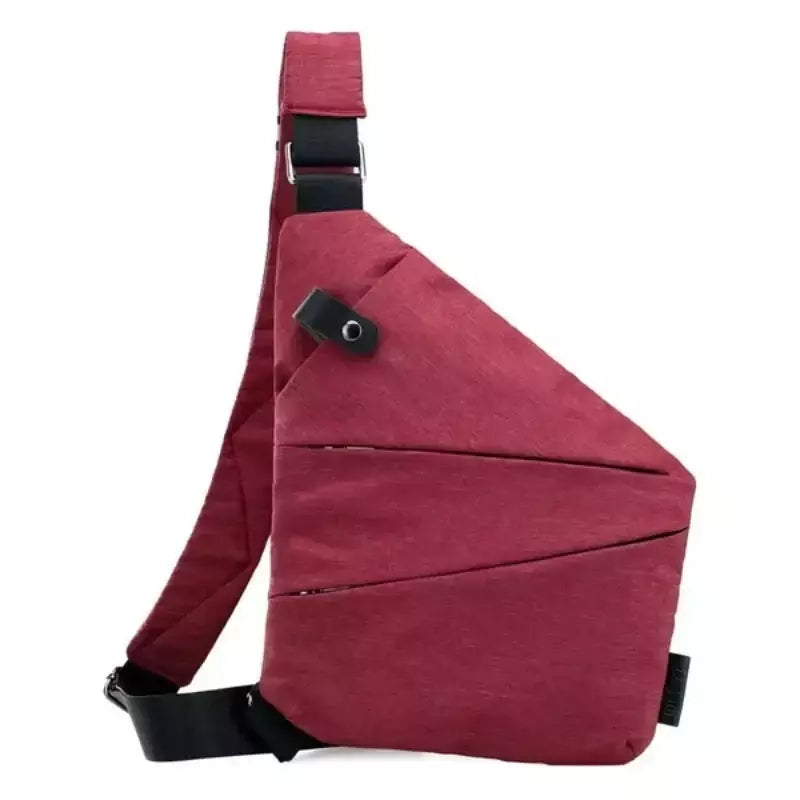Mintiml®Personalizado flex saco unisex ultra fino anti-roubo pequeno peito saco mini cruz corpo sacos masculino um ombro sling saco