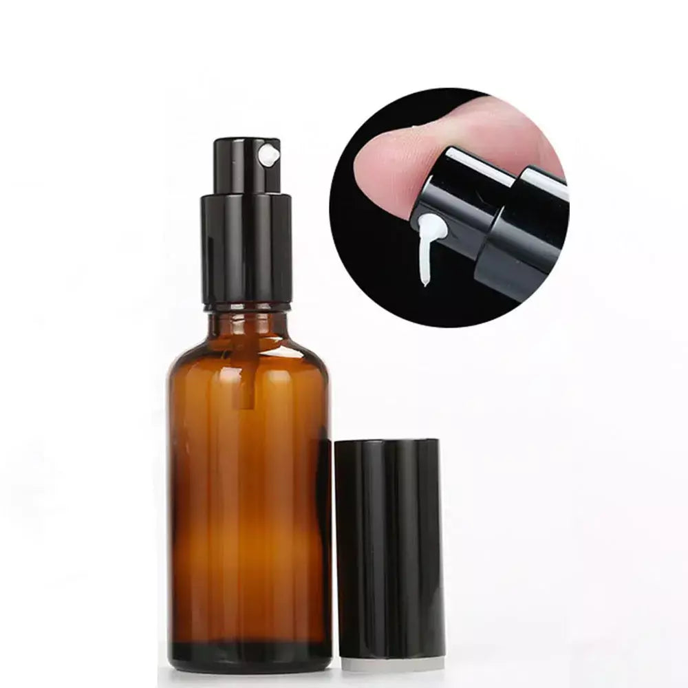 10/20/30 pces 10ml 15ml 20ml 30ml 50ml 100ml garrafa de pulverizador de vidro âmbar marrom loção bomba garrafa viagem perfume atomizador recarregável