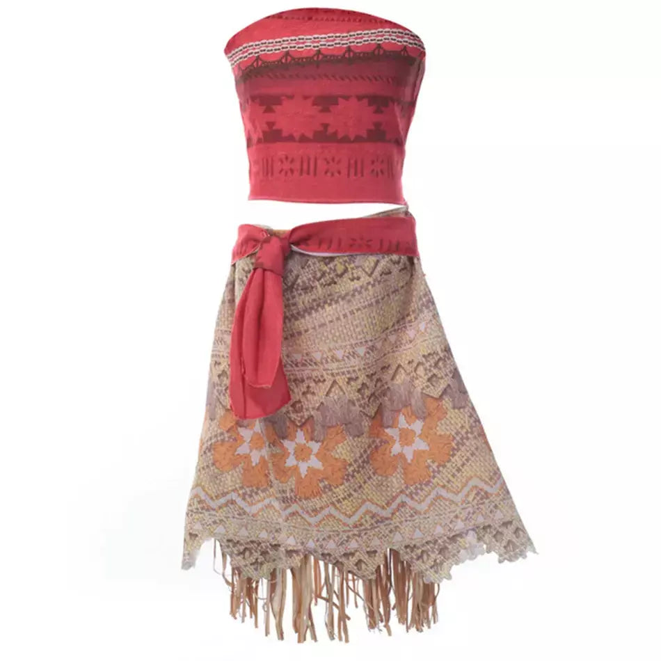 Meninas roupa cosplay traje das crianças festa vestido de princesa verão casual praia vestido colar peruca conjunto vestidos de festa para meninas