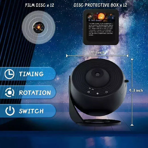 Projetor LED Starry Sky para crianças, projetor Galaxy, lâmpada noturna do planetário, sala decorativa, Kids Gift, rotação de 360 °