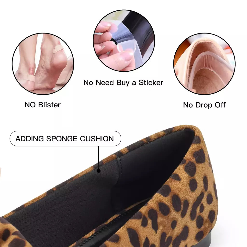 Sapatos baixos com estampa leopardo para mulheres, nó borboleta, dedo apontado, salto baixo, mocassins casuais, calçado de caminhada