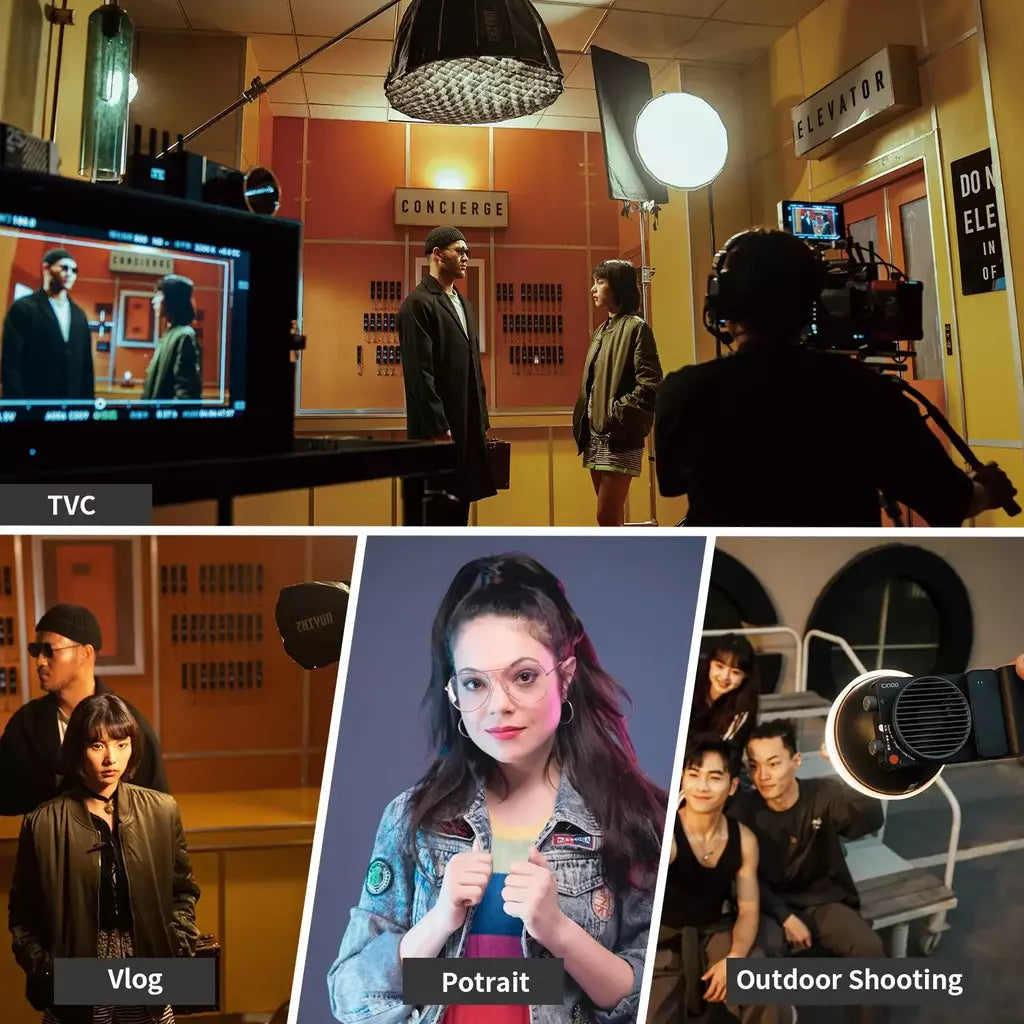 Do brasil sem taxa Zhiyun oficial cinepeer cx100 100w portátil led cob luz de bolso luz de vídeo bicolor foto luz de preenchimento fotografia iluminação