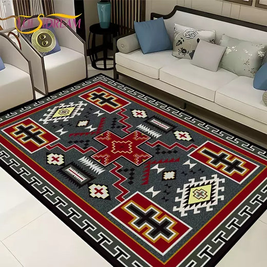 Tapete Persa Vintage para Sala de Estar, Quarto, Boêmia, Turco, Marrocos, Tapet