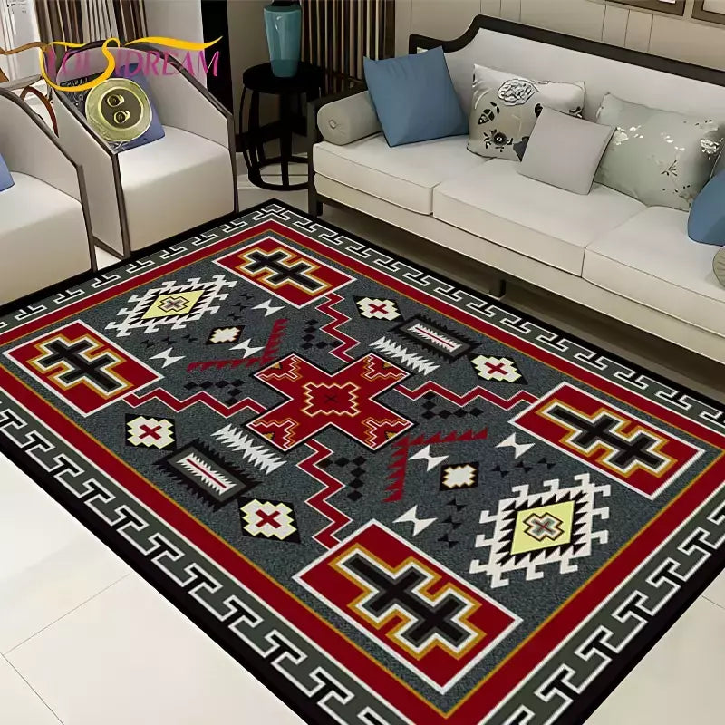 Tapete Persa Vintage para Sala de Estar, Quarto, Boêmia, Turco, Marrocos, Tapet