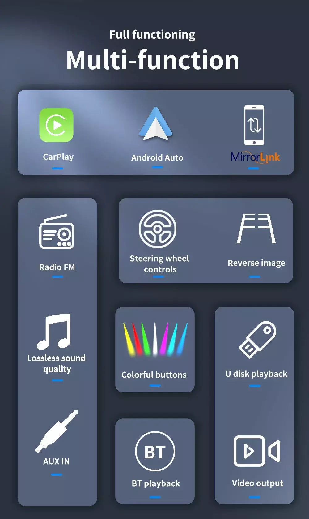 7/9/10 polegada universal android 13 rádio do carro 64g autoradio android 2 din rádio do carro gps bt central multimídia sistemas de carro inteligente