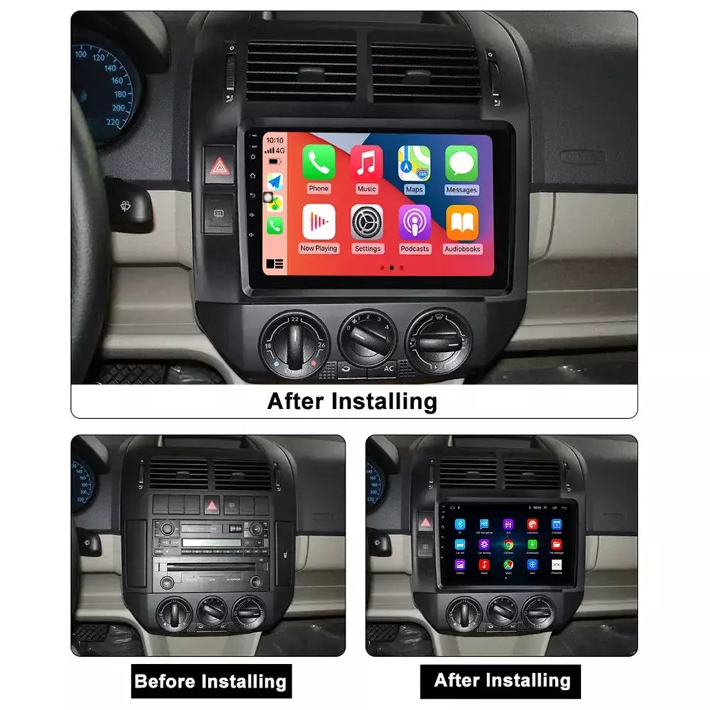 Para volkswagen polo mk4 2001 - 2011 android rádio do carro reprodutor multimídia carplay auto estéreo gps navi 2din dsp unidade principal