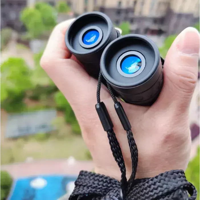 9000x25 hd zoom portátil poderoso binóculos de longo alcance bak4 telescópio jumelles dobrável bak4 binóculos para caça acampamento