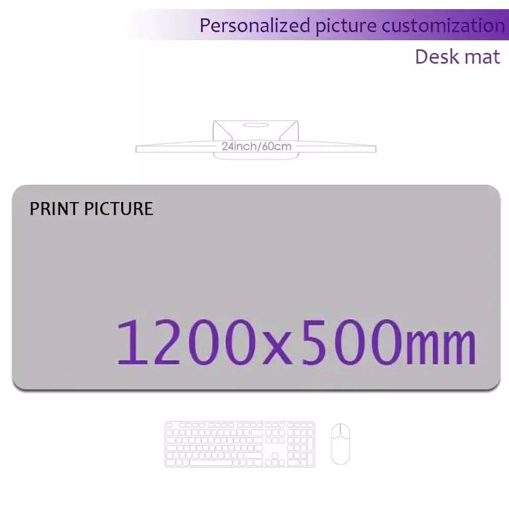 Impressão personalizada mouse pad diy grande tapete personalizado 1500x550mm 1200x500mm tamanho mousepad teclado hd impressão tapete de mesa