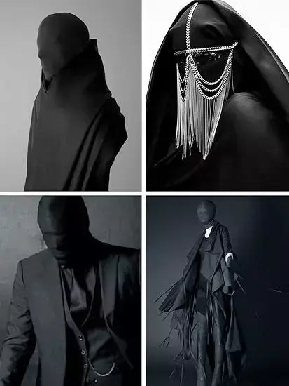 Máscara de spandex de rosto inteiro unissex, máscara de Halloween fantasia personagem escuro cosplay festa de máscaras fobia social proteção de privacidade