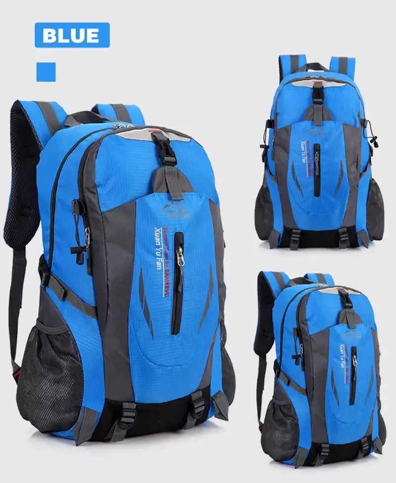 Nova mochila de viagem unissex, feminina e masculina, caminhadas ao ar livre, montanhismo, grande capacidade, leve, ciclismo, acampamento