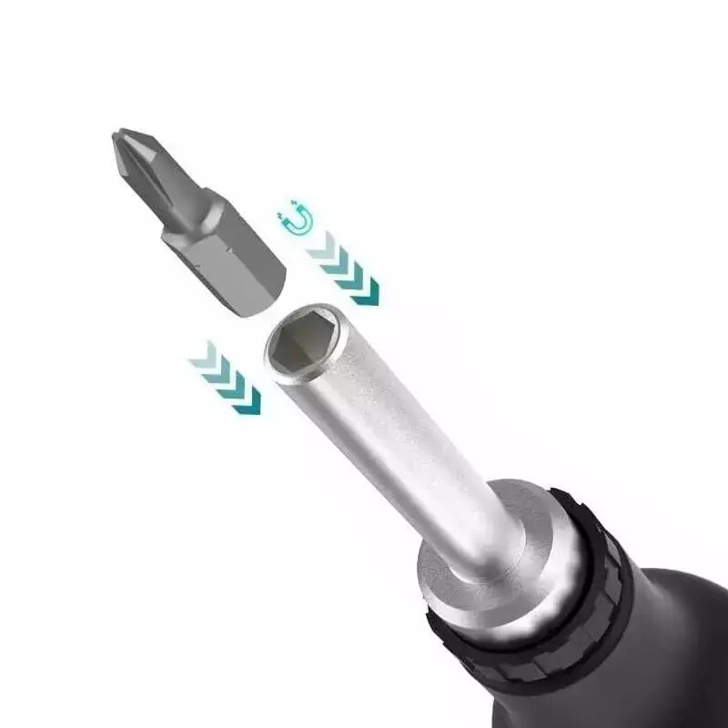Makita D-58833 catraca chave de fenda magnética bit substituível positivo negativo antiderrapante multifuncional fácil transportar ferramentas manuais