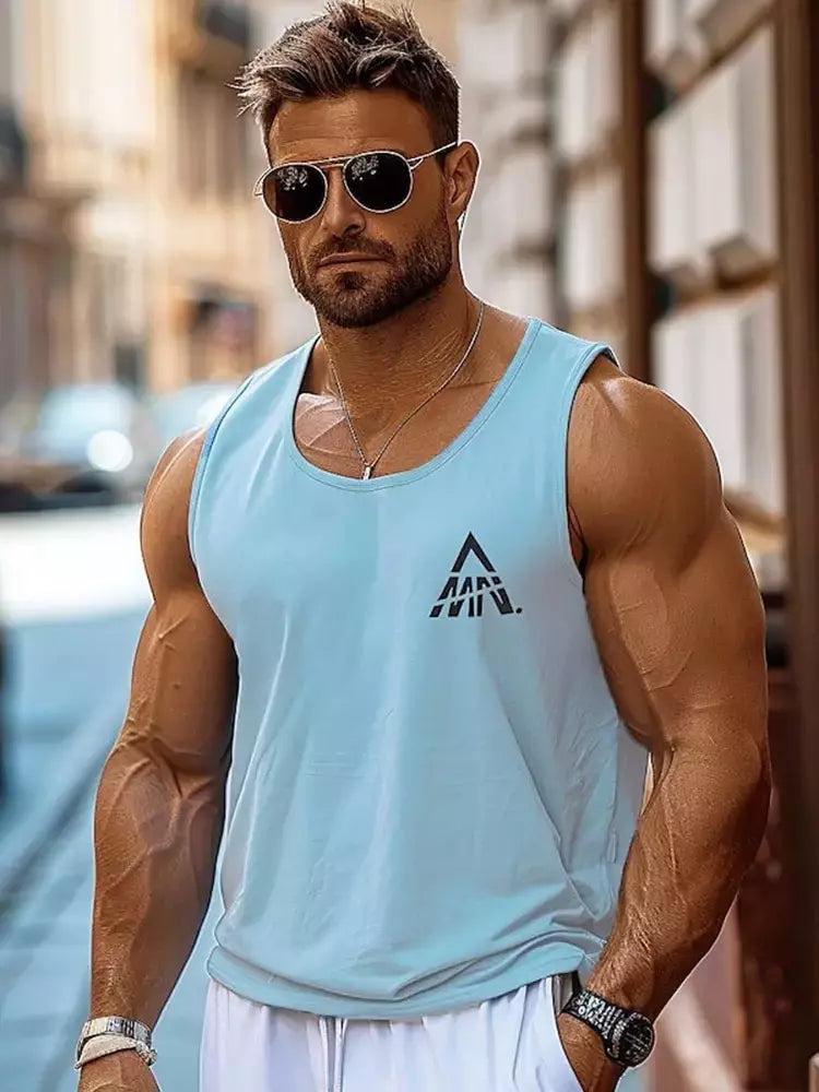 Camisola regata havaiana masculina, camiseta sem mangas, festa na praia, fitness ao ar livre, estampa 3D palmeira, verão, novo, 2022
