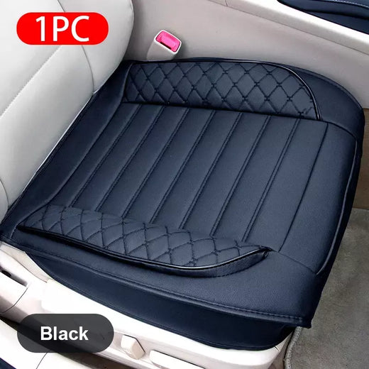 SEAMETAL Capa de assento de carro totalmente cercada, couro PU premium, protetor de assento automático, almofada anti-arranhões, tapete de proteção para cadeira