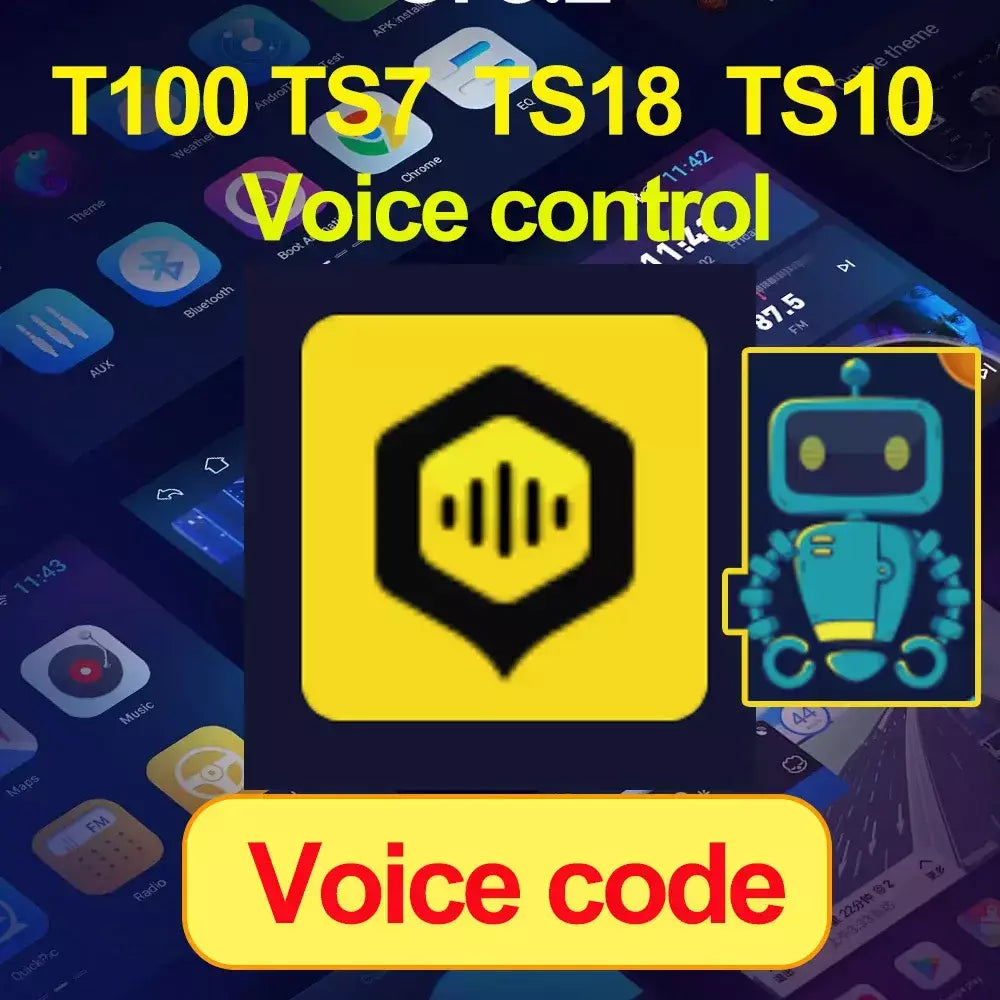 Ai assistente de voz código de controle de voz ativo para topway ts7 ts18 ts10 t8 t100 t5 ts6 t3 toparea carro android rádio multimídia
