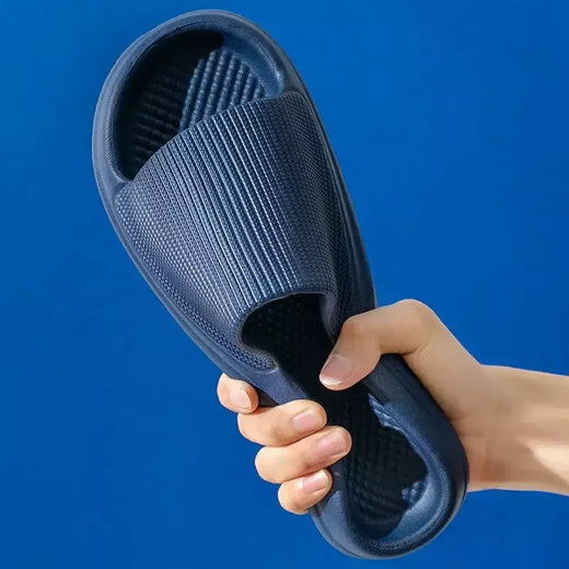 Chinelos macios leves EVA sola para casa para homens e mulheres, chinelo antiderrapante para banheiro, chinelo interno casual, sandália de praia, flip-flops de moda