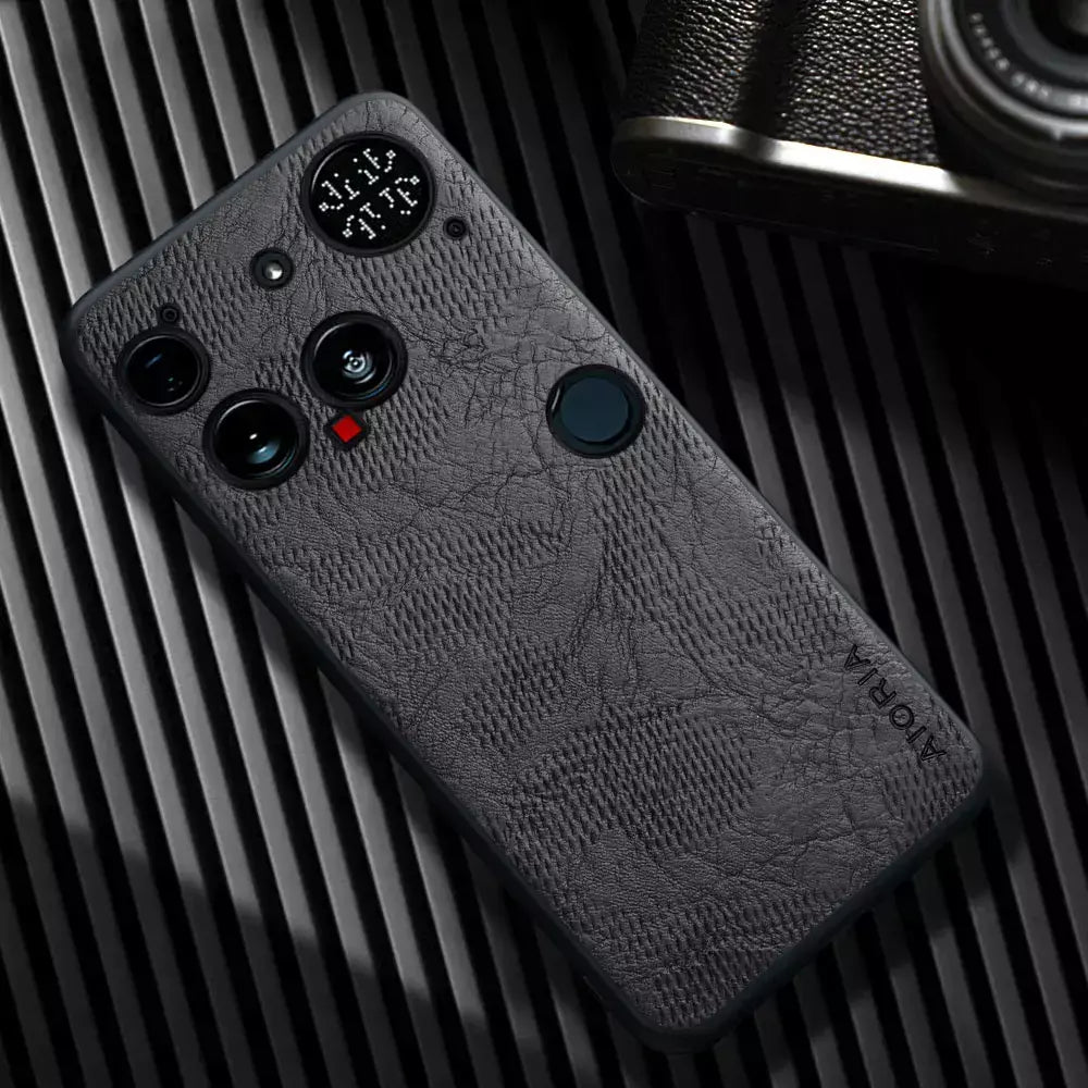 Capa para nada telefone 3 3a pro telefone 2a plus luxo rachado falso couro capa de telefone funda para nada telefone 3a pro caso capa