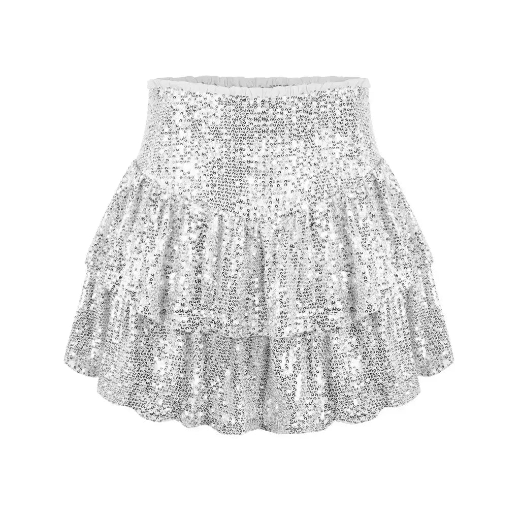 Mini saias plissadas de lantejoulas de cintura alta para mulheres, festa africana, roupas de noite, roupas sensuais dashiki, primavera, verão, 2022