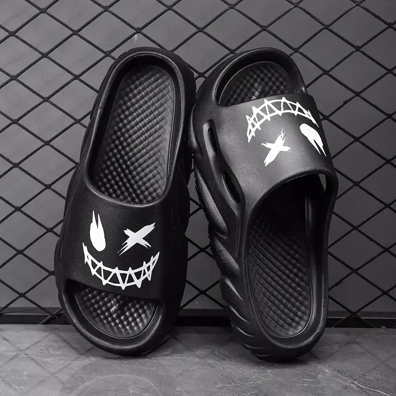 Sandálias antiderrapantes clássicas masculinas, chinelos confortáveis ao ar livre, sapatos macios de EVA, moda jovem, verão, venda quente