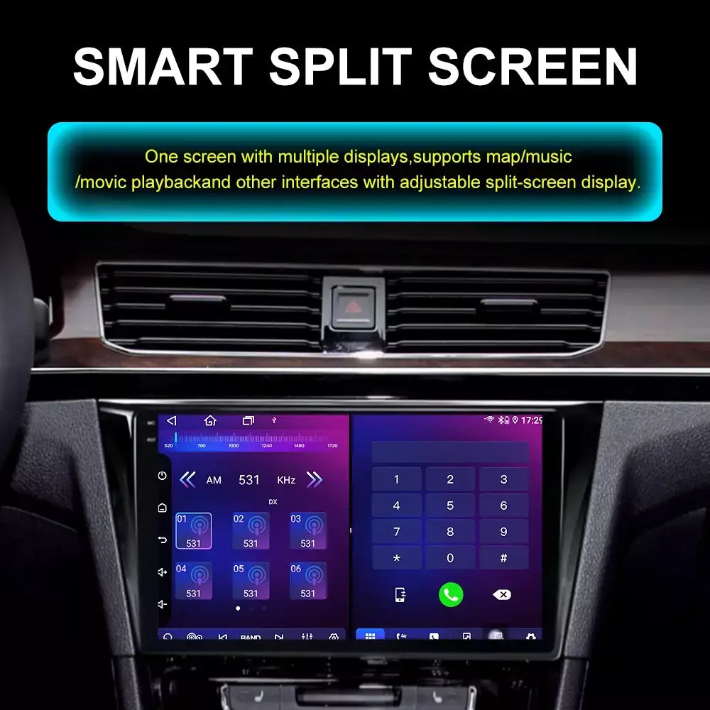 Sistema operacional android para vw volkswagen golf polo skoda rapid octavia tiguan passat amarok carro multimídia vídeo estéreo player gps carplay