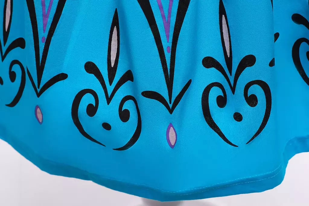 Elsa anna vestidos de princesa meninas malha lantejoulas vestido crianças cosplay neve rainha trajes halloween carnaval festa aniversário vestidos