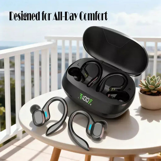 Original verdadeiro sem fio fones de ouvido bluetooth gancho esportes alta fidelidade estéreo fone à prova dwaterproof água tws