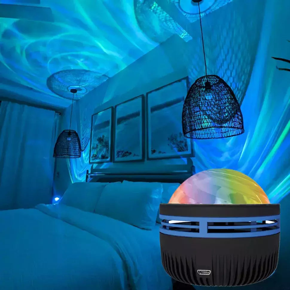 LED Galaxy Projector Light, Colorido Galaxy Sky, Quarto Night Light, Decoração do quarto das crianças, Decoração de Natal