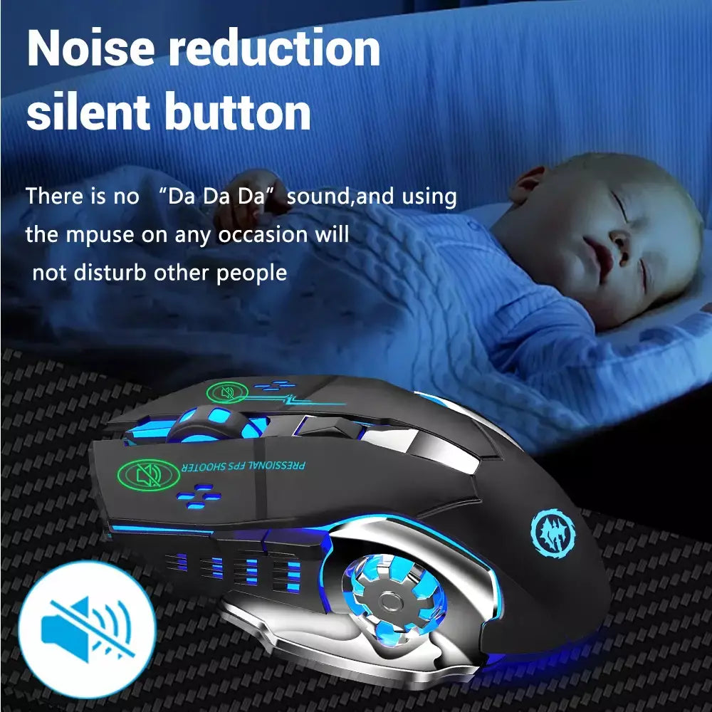Bluetooth 5.2 mouse 2.4g sem fio mouse recarregável modo duplo mouse para jogos 3600 dpi ratos para computador portátil acessórios