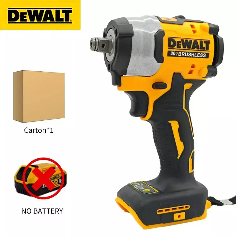 Dewalt DCF922 Chave de impacto sem escova Driver sem fio Grande torque Chave elétrica de velocidade variável 20V Ferramentas recarregáveis