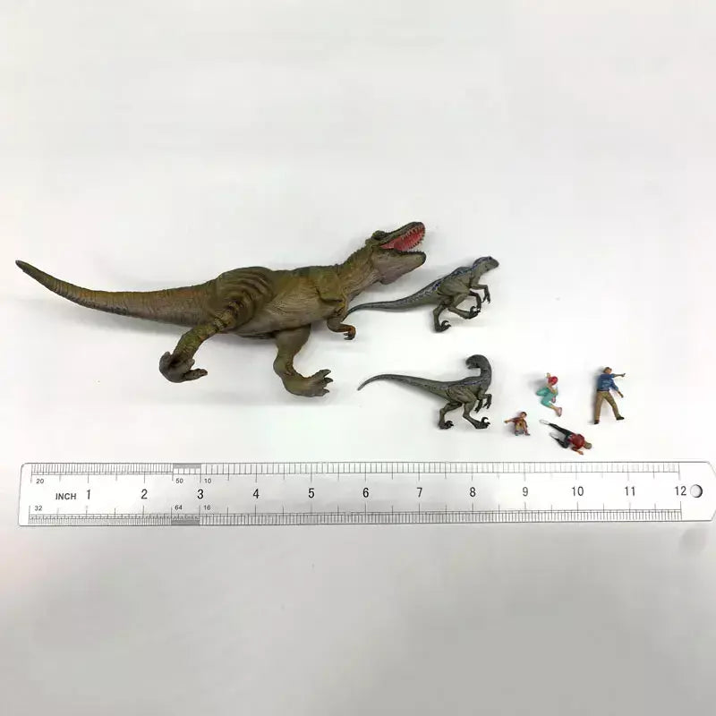 Resina Modelo do Mundo Jurássico, Parque dos Dinossauros, Ranger Homem, Mulher e Criança Figuras, Diecast Alloy Car, Cena em Miniatura Dioramas, Escala 1:64