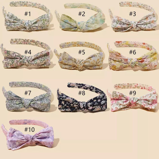 Novos aros de cabelo para bebês meninas hairbands retro estilo de impressão francesa moda mais recente designer arcos hairband acessórios para o cabelo