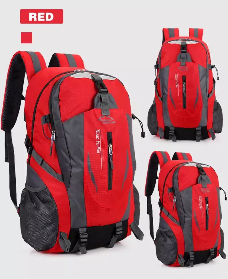 Nova mochila de viagem unissex, feminina e masculina, caminhadas ao ar livre, montanhismo, grande capacidade, leve, ciclismo, acampamento