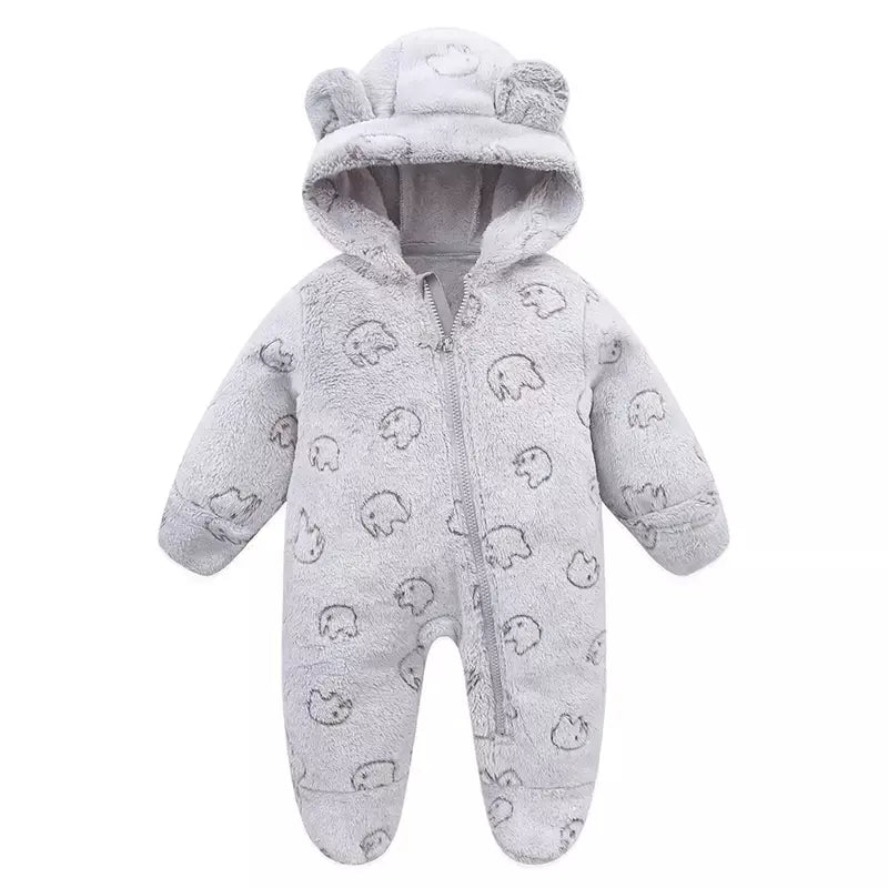 Roupas de bebê recém-nascido flanela outono inverno bebê meninos meninas macacão dos desenhos animados recém-nascido bodysuit macio quente para bebês 0-12m