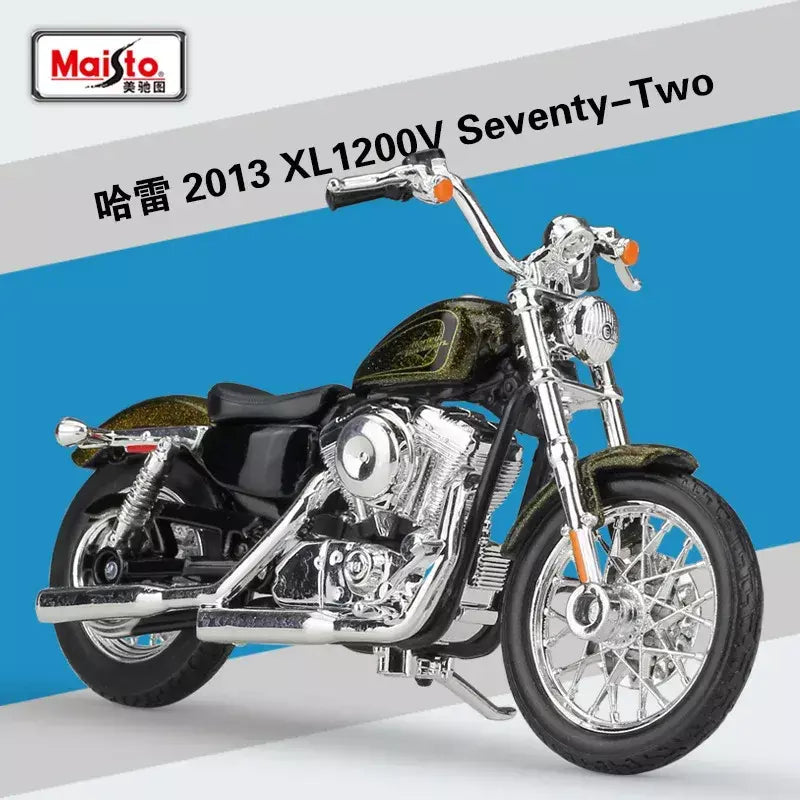 Maisto 1:18 harley davidson sportster ferro 883 liga clássico modelo da motocicleta diecast metal motocicleta modelo crianças brinquedos presente