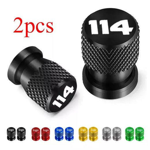 Acessórios para motocicleta cnc, tampas da haste da válvula do pneu, plugues para harley softail fat boy 114 flfb flfbs street bob 2018-2022 2023
