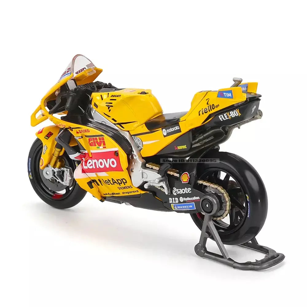 Maisto 1:18 NOVA Equipe Ducati Lenovo 2023 # 1 Bagnaia Champion Moto GP Racing fundição liga modelo de motocicleta coleção presente brinquedo