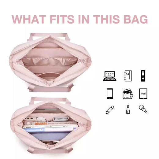 BAGSMART-Bolsa De Ombro De Grande Capacidade Para Mulheres, Bolsa Crossbody, Saco De Compras Da Faculdade, Punho